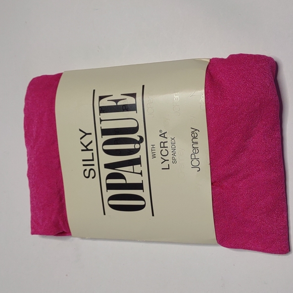 jcpenney Accessories Vintage Jcpenney Silky Opaque Tights Lycra